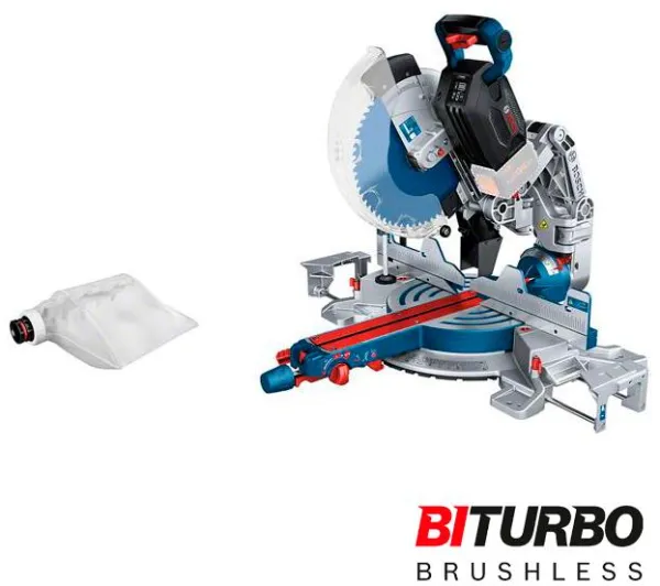 Bosch Cordless Mitre Saw GCM 18V-305 GDC SOLO - BiTurbo
