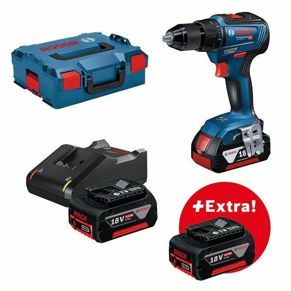 Bosch Screwdriver GSR 18V-55 3X4AH L-BOXX